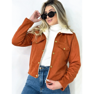 Jaqueta Casaco Suede