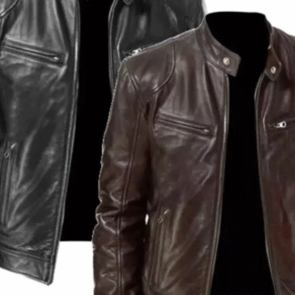 Jaqueta de Couro Masculina