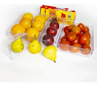 Kit 25 Organizador Multiuso Modular Gavetas Geladeira Acrilico Cristal