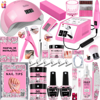 Unhas em gel kit completo
